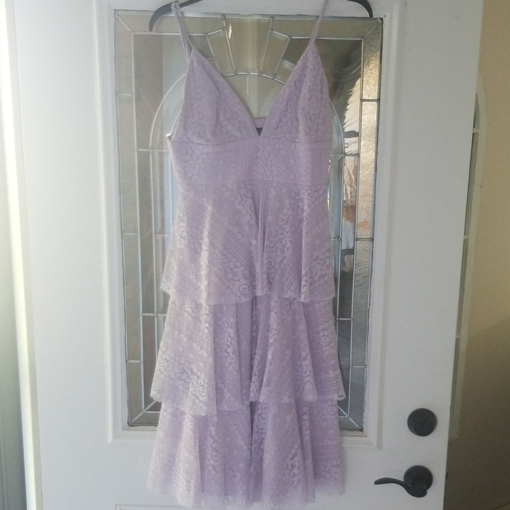 Lulu's Tiered Lace Dress